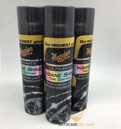 Meguiar's Ultimate Insane Shine Tire Coating - Dưỡng Lốp Dạng Xịt Ánh Nhũ