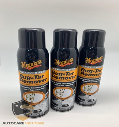 Tẩy Nhựa Đường, Băng Keo, Xác Côn Trùng Dạng Bọt. Meguiar's Bug & Tar Remover